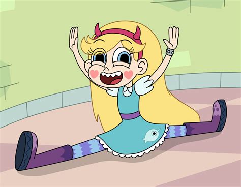 Star Butterfly has her ability to do a split by Deaf-Machbot on DeviantArt