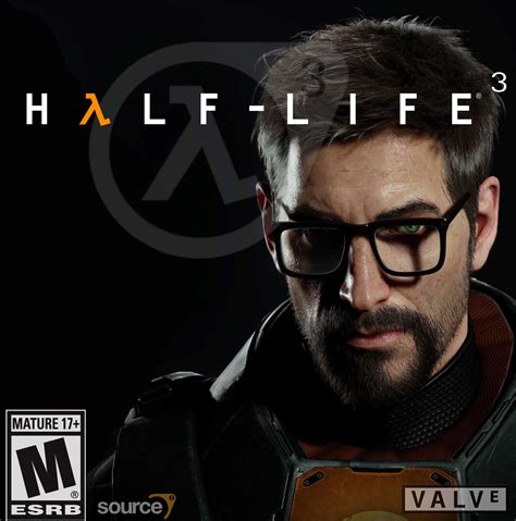I tried making a Half-life 3 boxart inspired by HL2. HYPED FOR TODAY