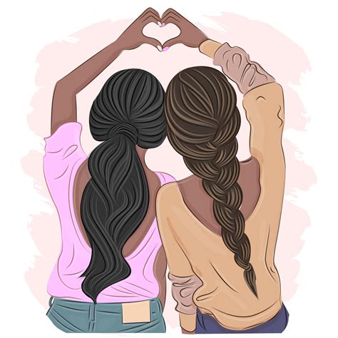 Desenhos De Duas Irmãs - 5