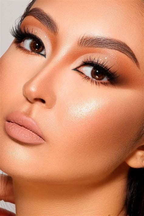 brown eyes makeup      glaminati