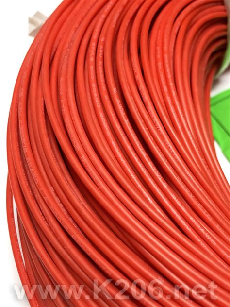 SIL-0.35-RED (22AWG) Провод медный многожильный в силиконовой изоляции ...