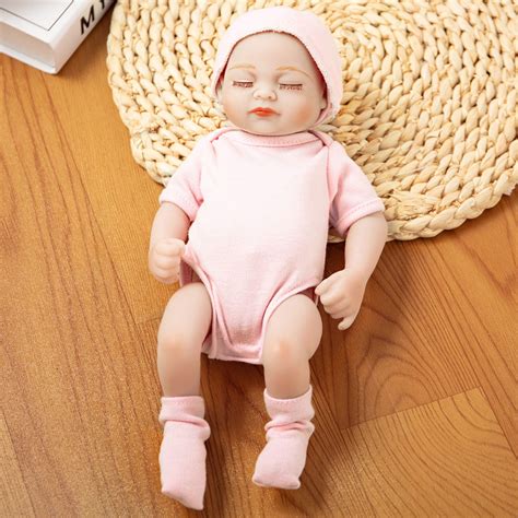 Mini Reborn Baby Dolls 11 Inch Full Body Silicone Vinyl Realistic ...
