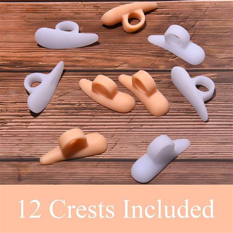 Hammerhead Toe Pad - 12 Pairs Gel Toe Spacers for Foot Pain Relief and
