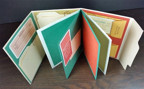 Office Space File Folder Mini Book | Mini books, Mini album tutorial ...
