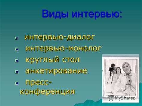 Презентация на тему: "Интервью. Интервью – это информационный жанр ...