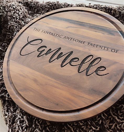 Personalized Wood Steak Plate, Steak and BBQ Meals Serving Board