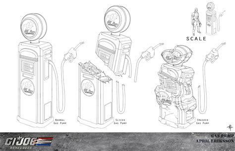 Gas Pump Sketch at PaintingValley.com | Explore collection of Gas Pump ...