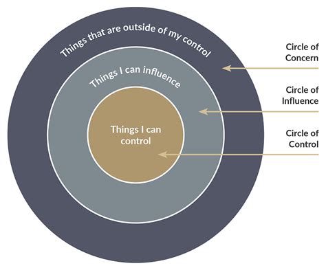 Understanding the Circles of Control, Influence & Concern