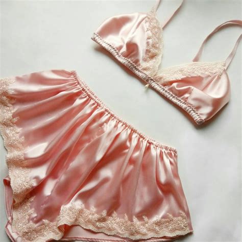 satin lingerie etsy