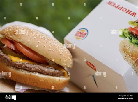 Burger King Whopper, Hamburger Stock Photo - Alamy