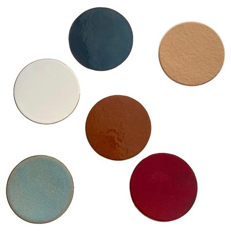 Waifs, Coasters in Wafer-Thin Vitreous Enamels, Limited Production, Set