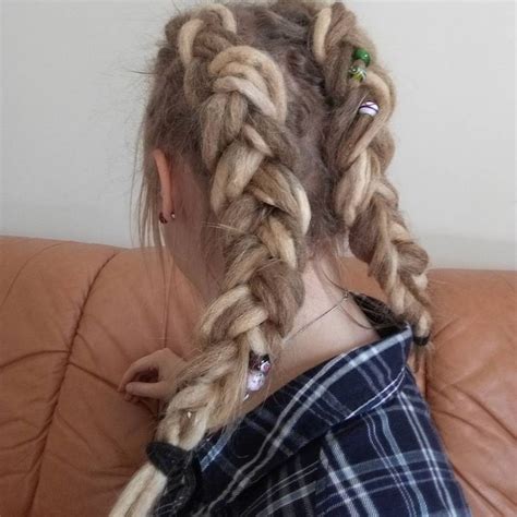 stylish braided dreadlocks hairstyle