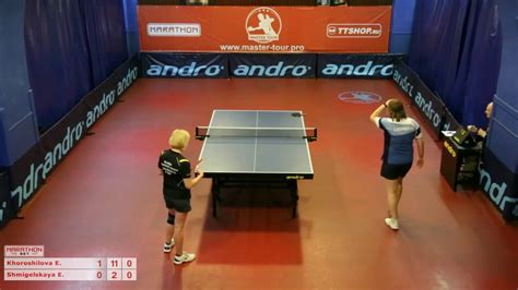 Елизавета Хорошилова Елена Шмигельская 11:2;9:11;5:11;8:11; 1:3 за 1-2 ...