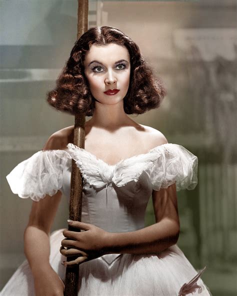 Vivien Leigh. One of the best recolours I've seen of this picture