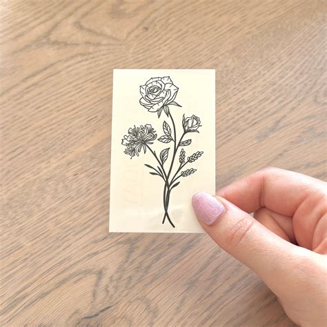 UV ink will be the next step for a honeysuckle tattoo 8