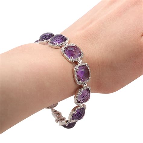 "Plum Perfection" Amethyst Bracelet - Lilliane's Jewelry