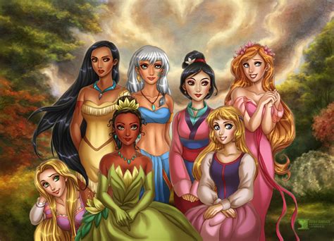 Princesses 2 - Disney Princess Fan Art (25409736) - Fanpop