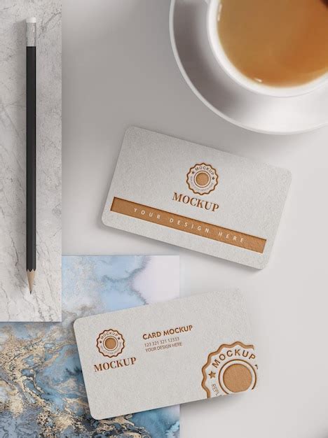 Premium PSD | Business card logo mockup