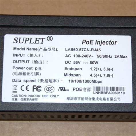 Hikvision DS-POE-60W PoE Injector for Hikvision PTZ