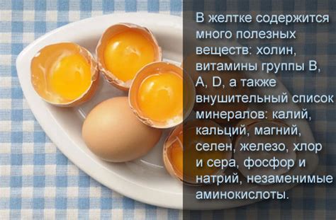 Яйцо куриное (желток) - калорийность, полезные свойства, польза и вред ...