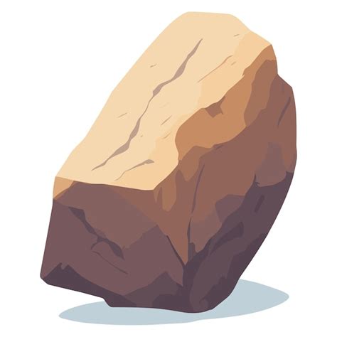 Premium Vector | A big rock
