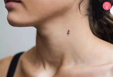 8 Intriguing Neck Tattoo Designs For Women