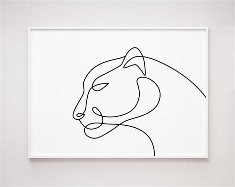 One Line Drawing Animals at PaintingValley.com | Explore collection of One Line Drawing Animals