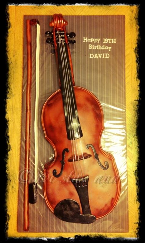 Violin Cake - CakeCentral.com