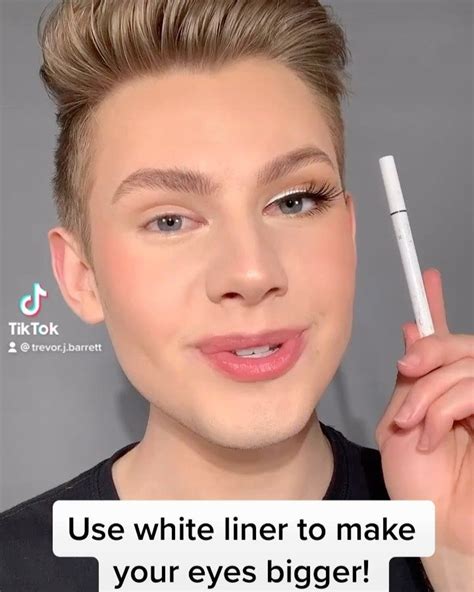 Eyeliner For Big Eyes, White Liquid Eyeliner, White Eyeshadow, Bigger ...