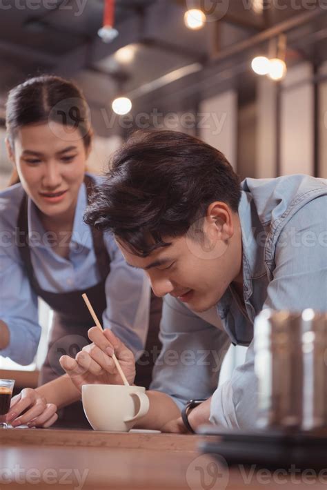 Before competing in the championship level coffee brewing competition