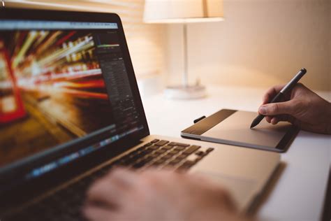 gambar laptop komputer penulisan kerja layar meja kayu