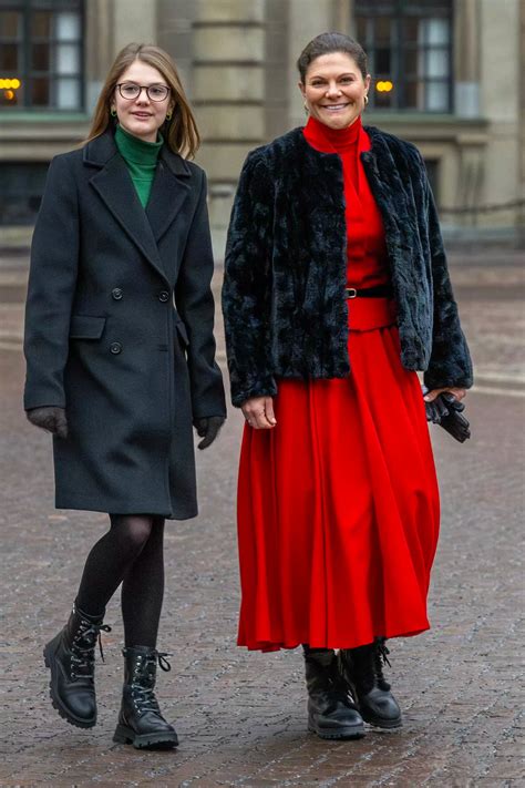 Crown Princess Victoria Visits Palace Guards on Christmas Eve — Royal