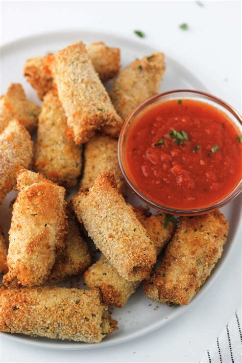 Air Fryer Cheese Sticks (with Pepperoni) - Cooking Up Memories