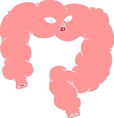 colon de dibujos animados de estilo de color plano 12209251 Vector en ...