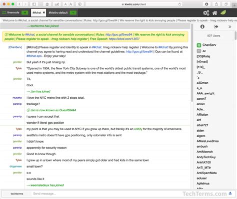 irc definition   irc