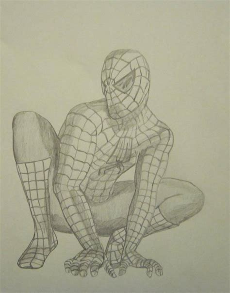 spiderman pencil drawing  lmete  deviantart