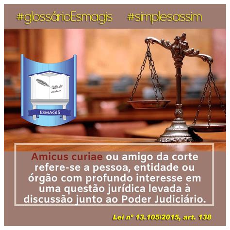 Amicus Curiae O Que É