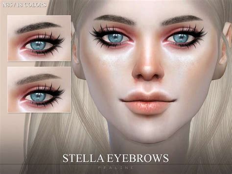 Скачать мод "Брови Stella N85" бесплатно для Симс 4 на sims4odezhda