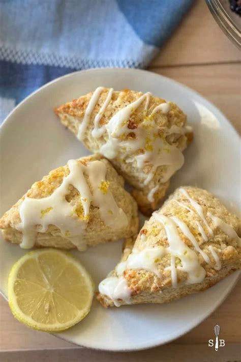 Easy Lemon Scones Recipe {With Lemon Glaze!} - the scone blog