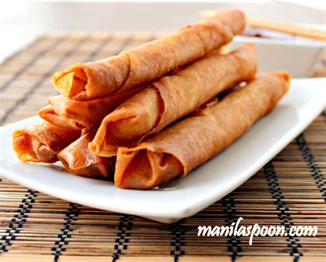 lumpiang shanghai filipino spring rolls manila spoon