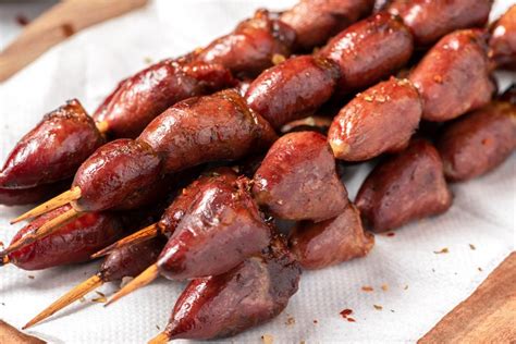 Маринад для куриных сердечек на мангале – простой и вкусный рецепт, как ...