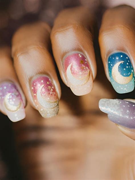 evil star nail designs