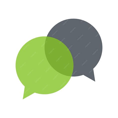 chat logo premium vector