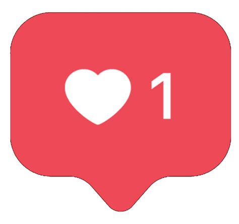 Like Instagram Heart Free PNG Transparent Background 1525x1426px ...