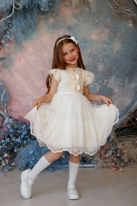 Кружевное платье La Amapola в интернет магазине anjkids.ru