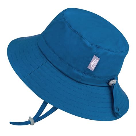 Kids Cotton Bucket Hats | Atlantic Blue for Toddlers | Jan & Jul