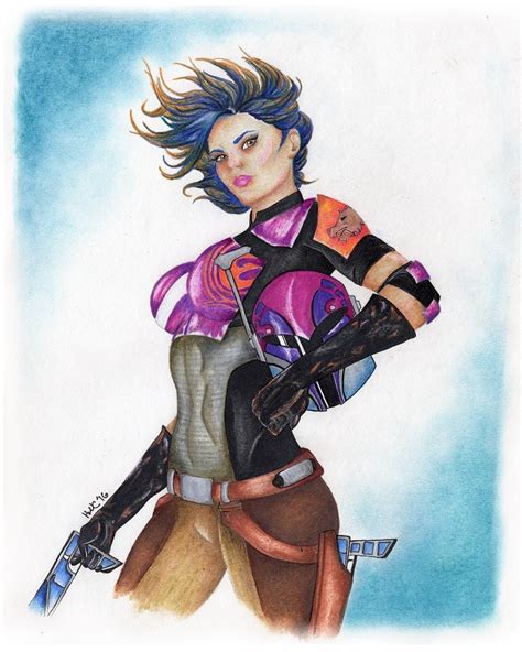 Sabine Wren Star Wars Fan Art Print - Etsy