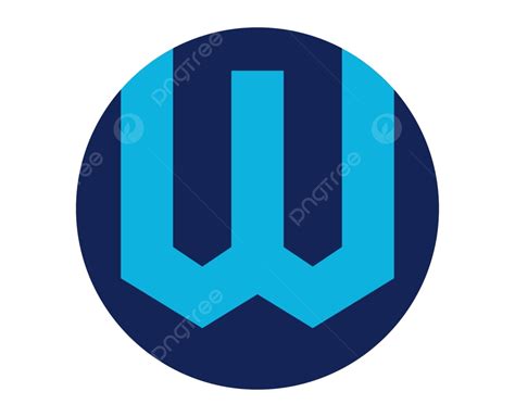 รูปโลโก้สำหรับ W ตัวอักษรโลโก้เว็บพิมพ์ดีด เวกเตอร์ PNG , โลโก้ ...