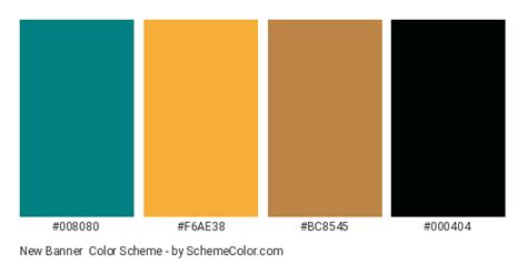 New Banner Color Scheme » Black » SchemeColor.com