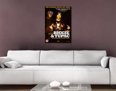 Biggie and Tupac Movie Poster Canvas Art Print | Home Decor Ideas